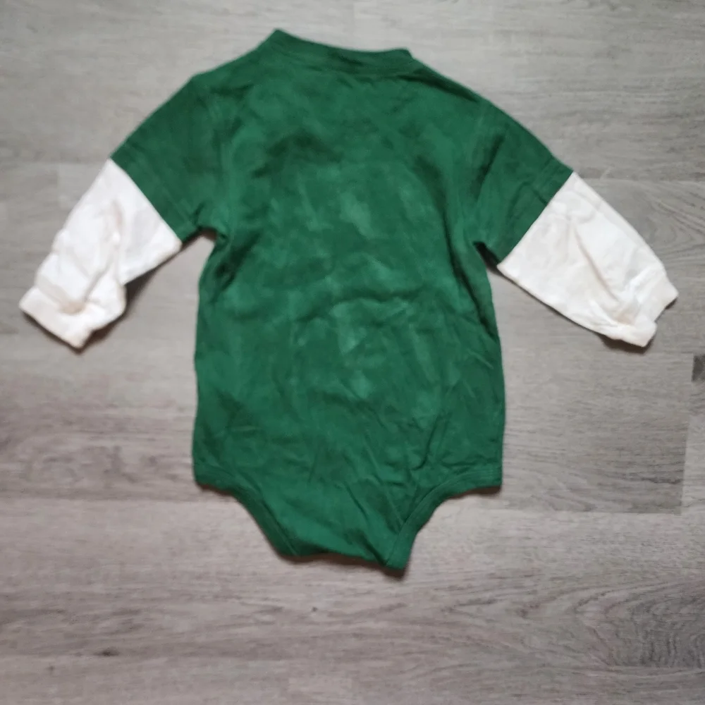 Carter's Boy's Infant Football Long Sleeve Snap Button Closure Bodysuit Size 18M